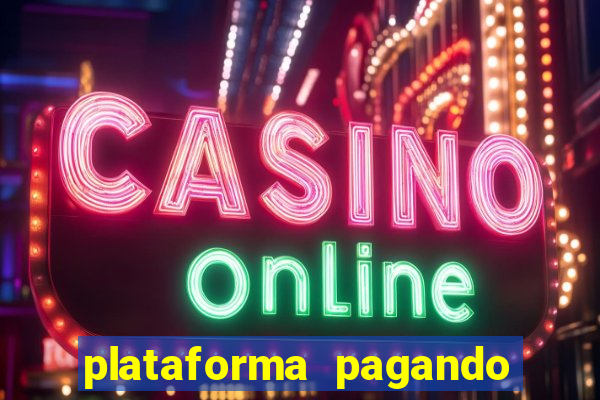 plataforma pagando bonus no cadastro